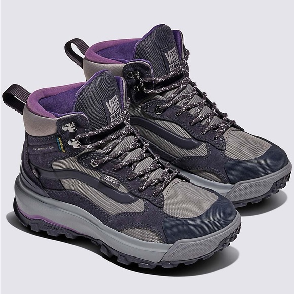 Vans Other - Vans MTE Crestline Waterproof Dark Grey Purple Men's 8 / Women’s 9.5 NWT
